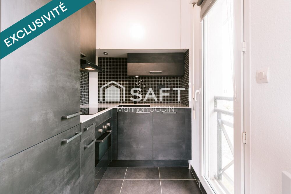 Appartement F2 avec balcon, cave et parking