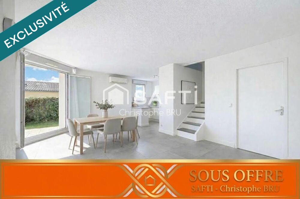 Duplex esprit maison avec jardin et 2 parkings