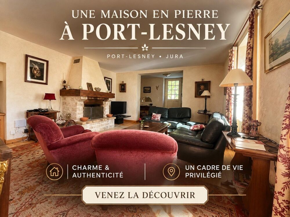 PORT-LESNEY  DEMEURE DE CARACTÈRE EN PIERRE RÉNOVÉE AVEC JARDIN