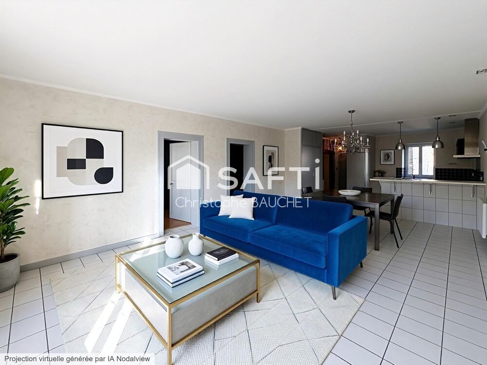 Appartement 4P rénové en coeur de ville