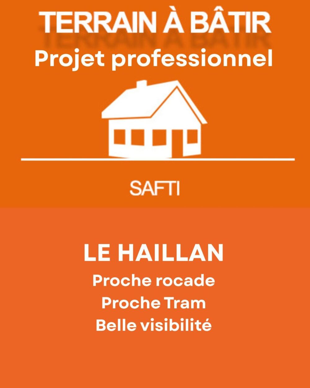 Vente Terrain Rare sur le secteur ! Terrain pour projet professionnel Le haillan