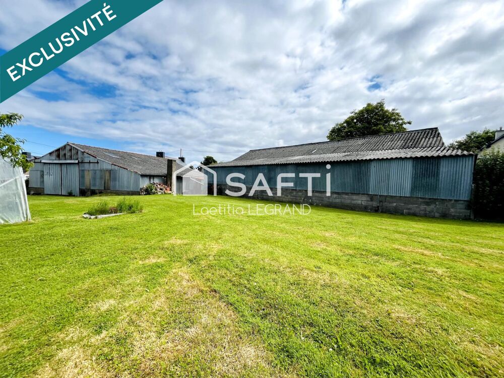 Maison +Deux Hangar et terrain constructible (Côtes D'Armor) proche de Guingamp