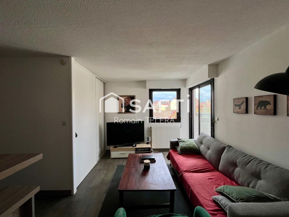 Nansouty : T2 de 38 m² avec vue dégagée, balcon et place de parking