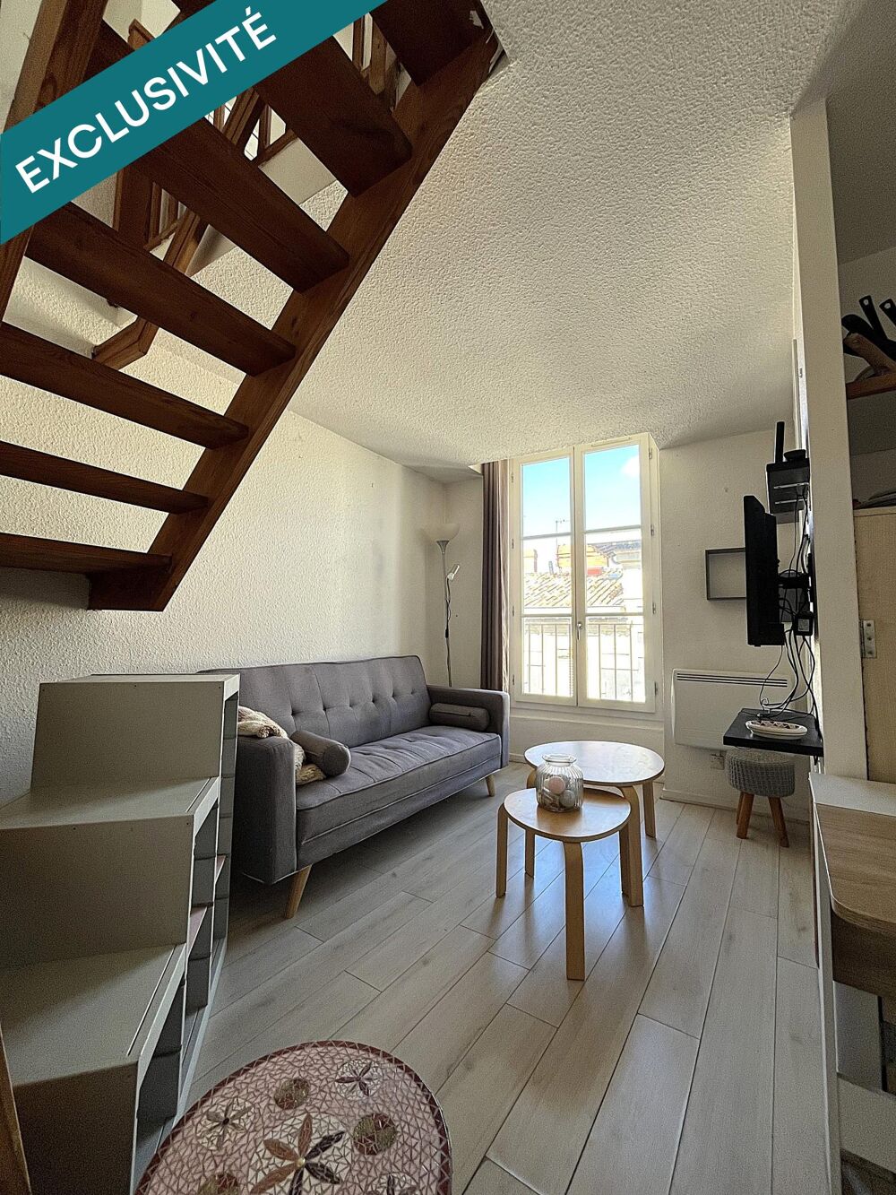 Vente Appartement Bordeaux centre – Le charme de la pierre, le calme en plus ! Bordeaux