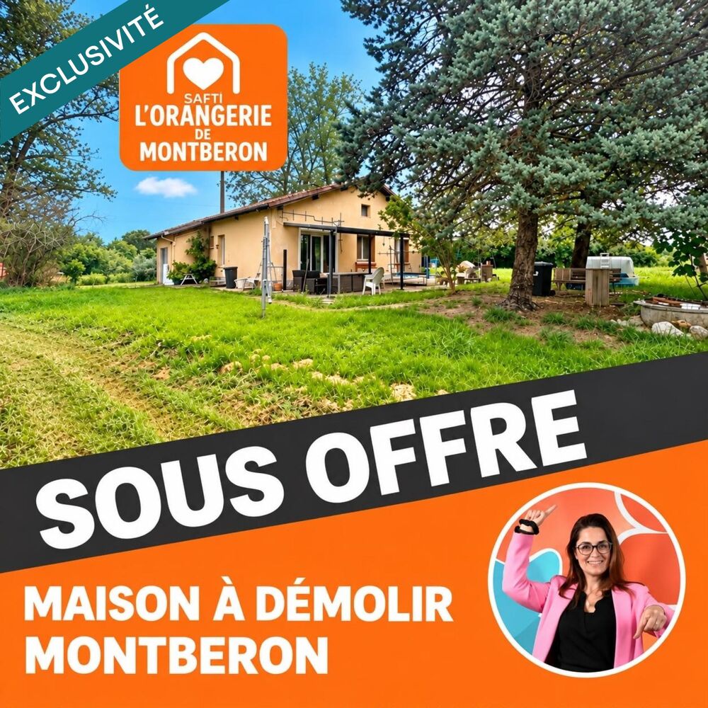 Vente Terrain Terrain à bâtir 1676m² avec maison à démolir - terrain divisible Montberon