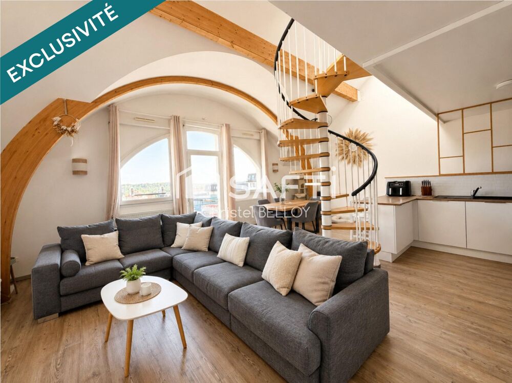 Vente Appartement Coup de coeur - Duplex de 72m2 avec son plafond cathédrale à seulement 1km de la gare SNCF Valmont