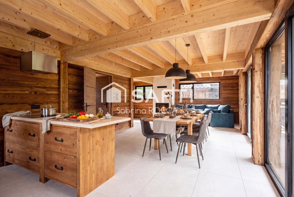 LA PLAGNE  CHALET INDIVIDUEL 193 m²  6 CHAMBRES  ESPACE BIEN-ÊTRE  SKIS AUX PIEDS  DOMAINE SKIABLE PARADISKI