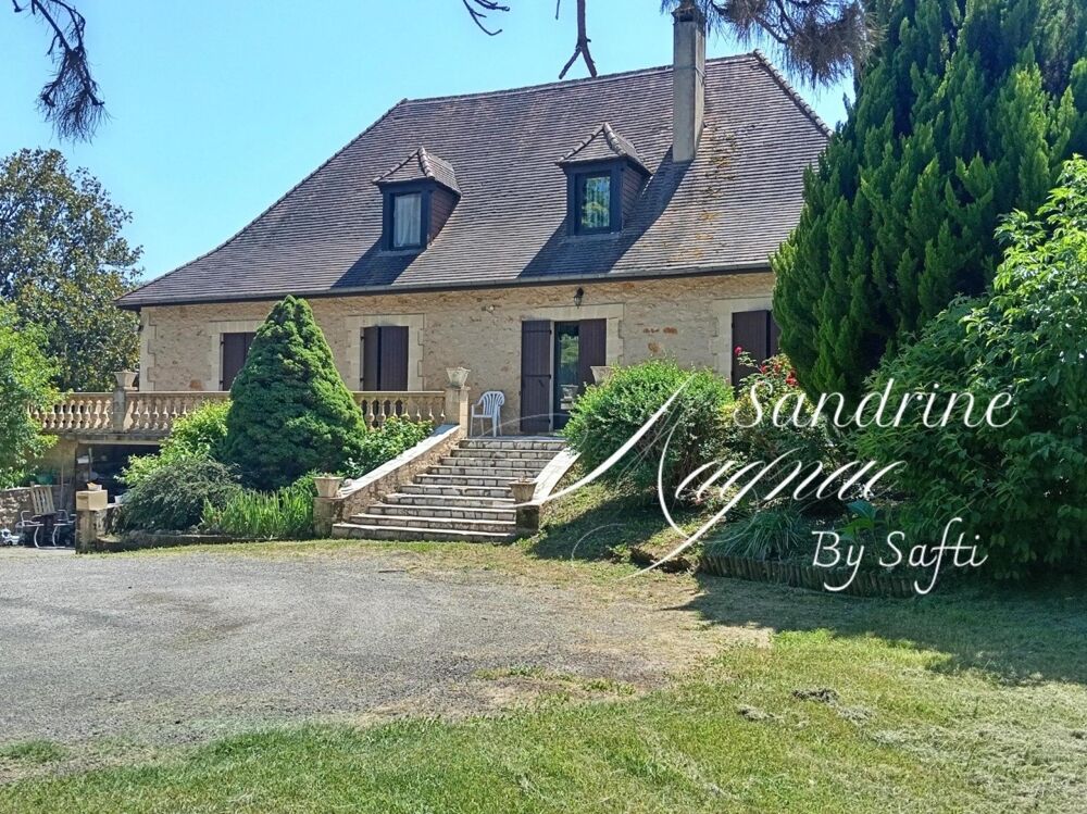 Vente Maison Belle maison en pierre de 162m² dans parc arboré Marnac