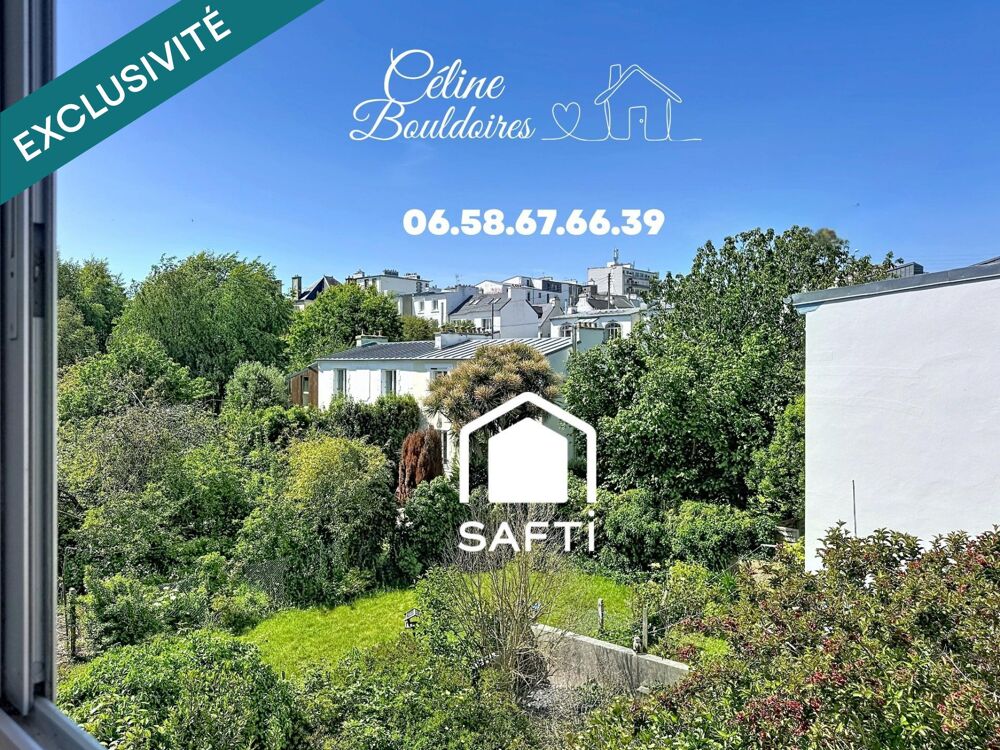 Vente Appartement T3 lumineux avec grand balcon vitré – Petite copropriété – Keruscun Brest