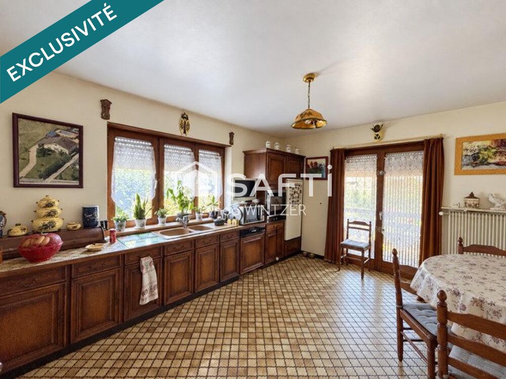 Vente Maison MEYENHEIM - Maison individuelle 124 m2 - Terrain 17 ares - Sous sol complet - Combles aménageables Meyenheim