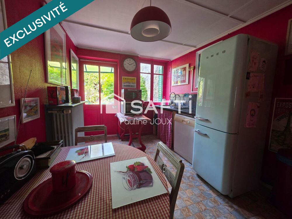 Maison de campagne 213m2 divisible en 2 logements avec jardin arboré et garage