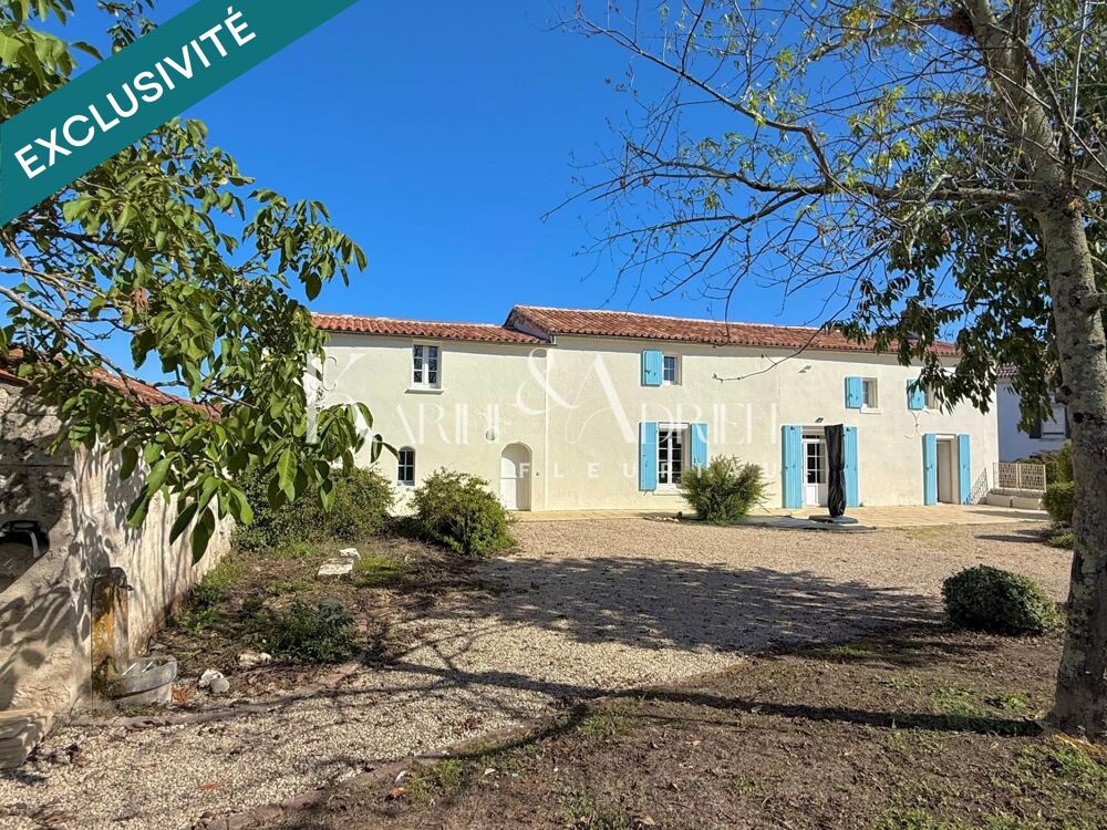 Vente Maison MAISON  EN PIERRE 4 CHAMBRES, JARDIN CLOS, DÉPENDANCE ET DEUX GARAGES Rives d autise