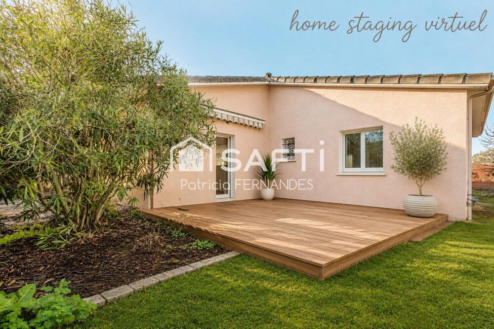 AUCAMVILLE - Maison plain-pied T4 avec jardin et garage