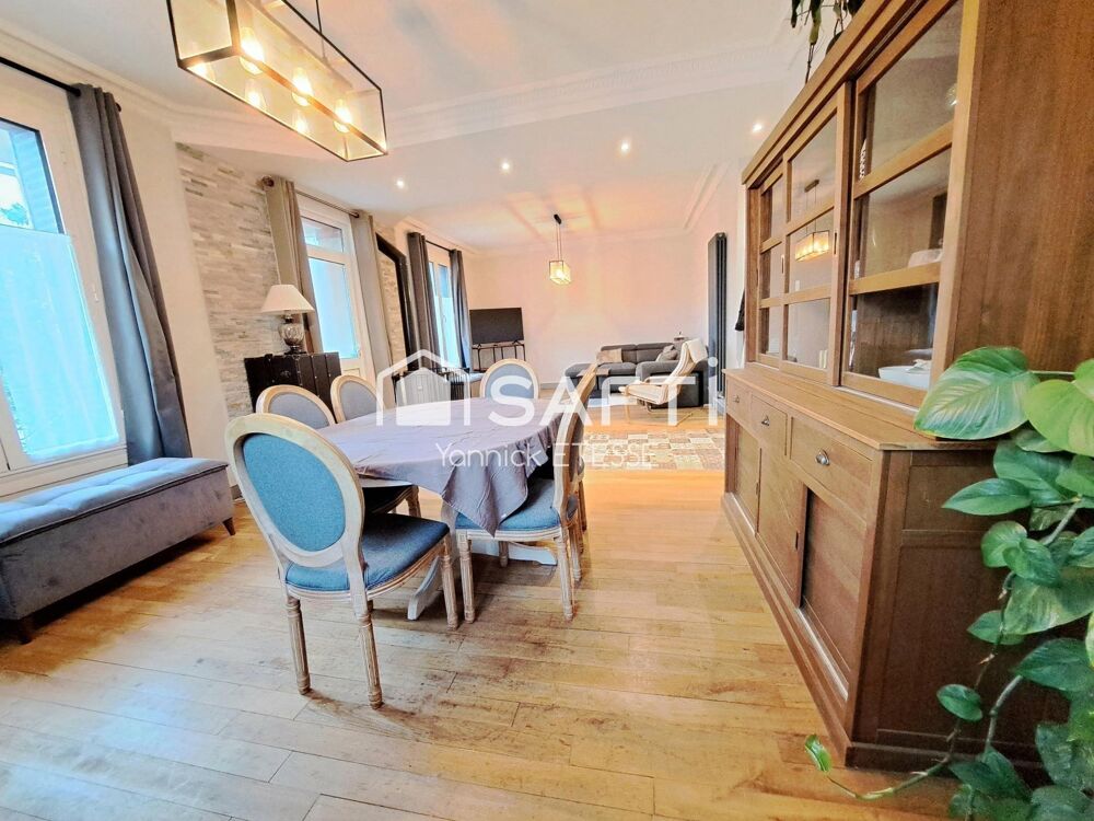 Vente Maison VIARMES – Maison en pierre de taille refaite et prête à vivre 131 m2 au sol – 4 chambres – garage sous-sol et terrain 1 006 M² Viarmes