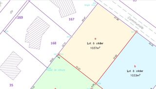  Terrain � vendre 1037 m�