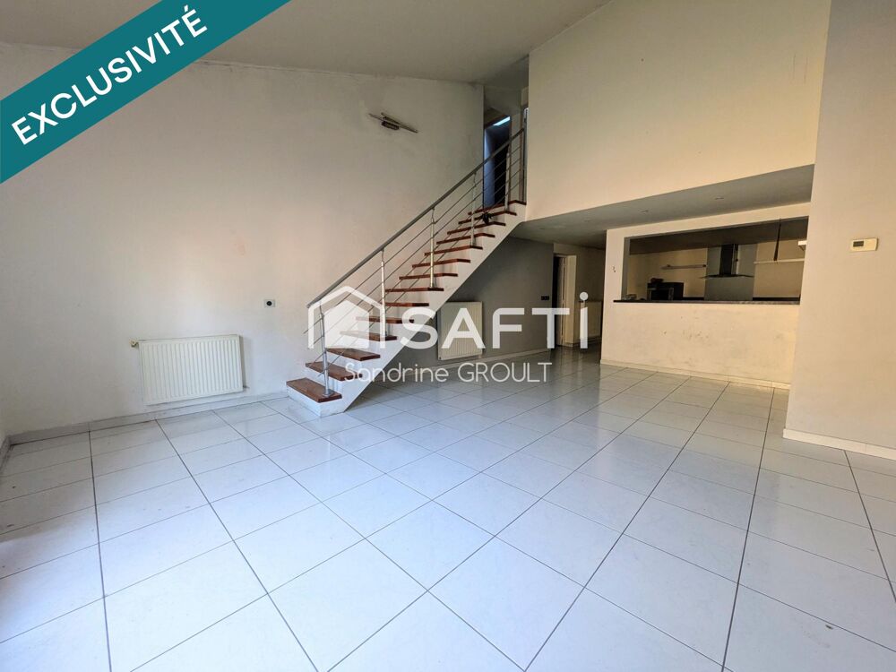 MAISON DE VILLE T4 110m² avec GRAND GARAGE