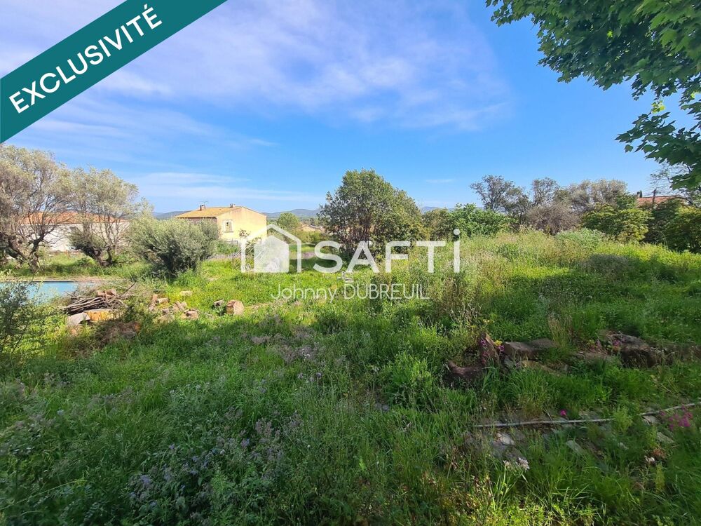 Vente Terrain LA FARLEDE - Magnifique terrain à bâtir de 1288m2 avec un bâti existant en forme de L et piscine La farlede