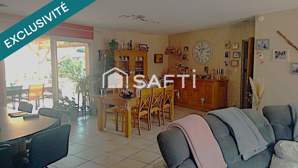 Belle maison de 115 m2 sur terrain de 1600 m2 ; toute équipée et prete à vivre