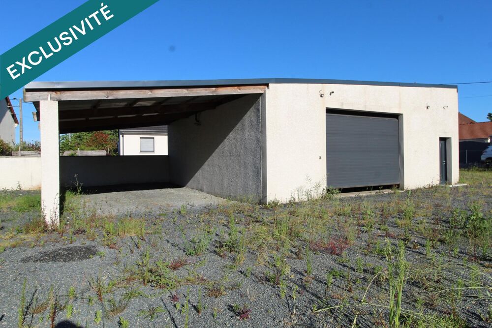 Grand garage 120 m² sur terrain de 1000 m²