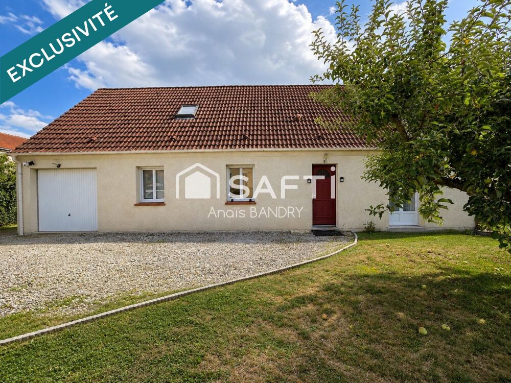 Maison avec 5 chambres, confort de plain pied et garage