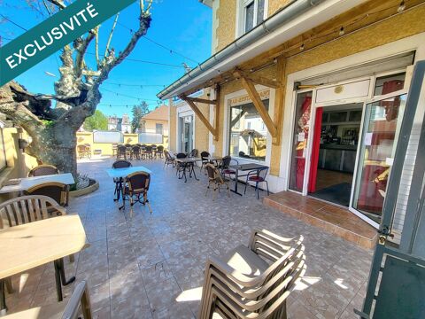Au coeur de MORESTEL - Murs de restaurant 183 m&sup2; – Libres – Cuisine &eacute;quip&eacute;e + terrasse 330000 38510 Morestel