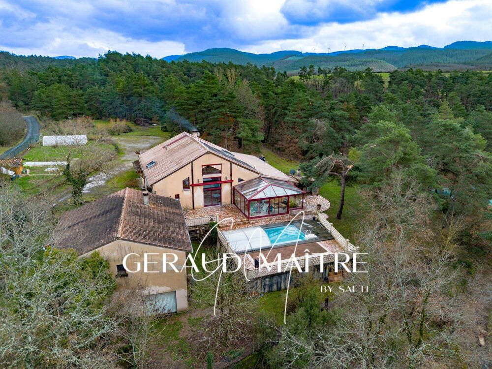 Vente Maison Villa standing avec piscine sur 3Ha de bois Marnhagues-et-latour