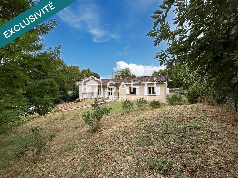 Vente Maison Villebrumier – Maison T4 de plain-pied d'environ  118 m² avec garage et terrain de 930 m² Villebrumier