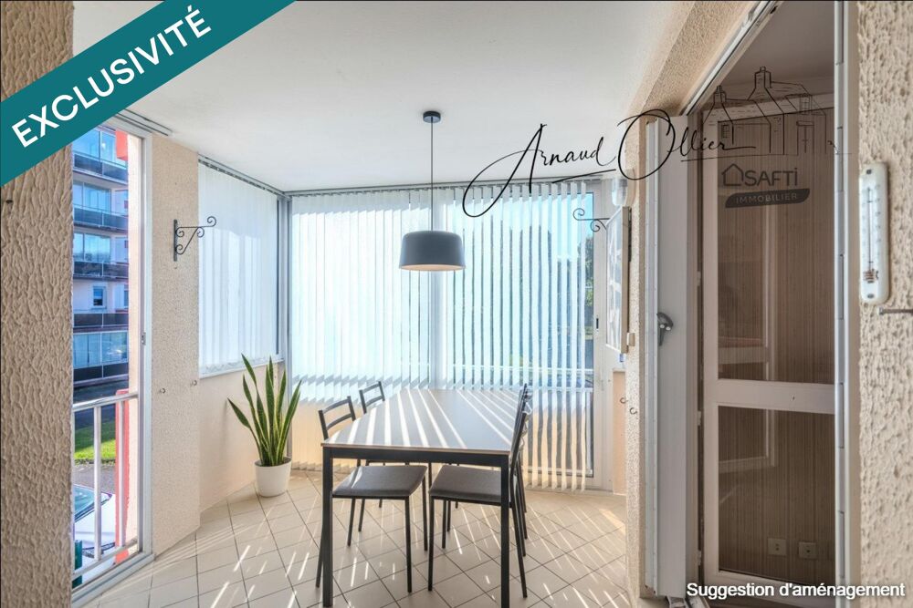 EN EXCLUSIVITÉ  Brest  Appartement T3 lumineux avec véranda et cave