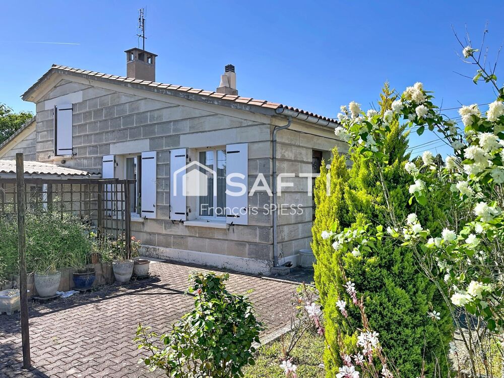 Maison T4 en pierre avec jardin, au coeur de Cenon
