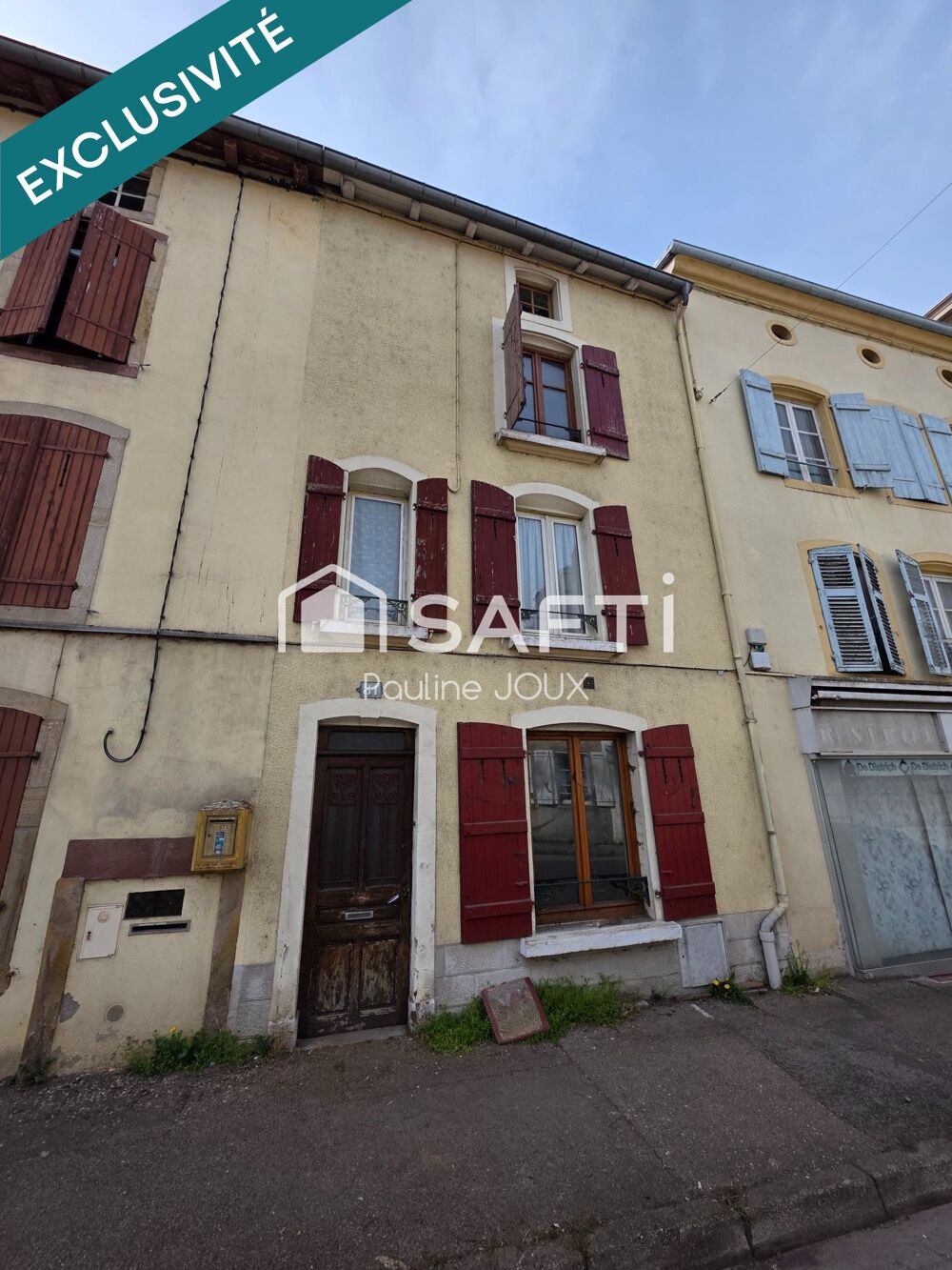 Maison de ville 120m2 avec terrain et dépendances
