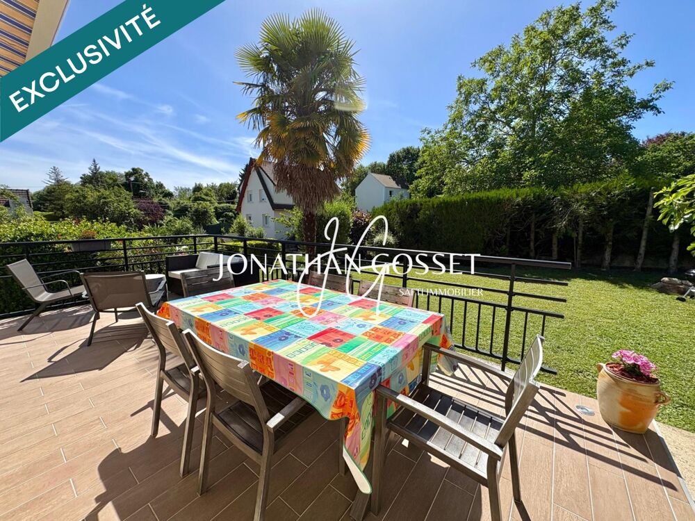 TRIEL-SUR-SEINE: Charmante maison 6pcs - 4ch -132m² avec grand jardin