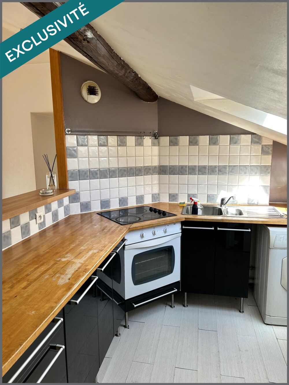 Vente Appartement T3 Nancy Thermal 59m² sol à rénover dernier étage Nancy
