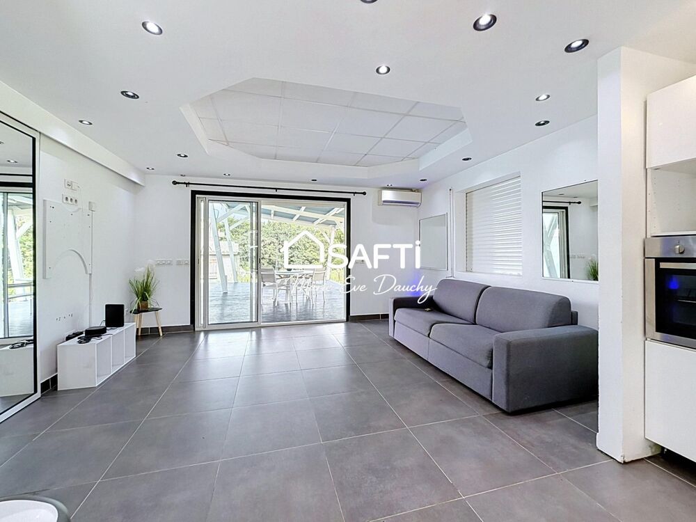 Lamentin-Villa T4 meublée eau/edf inclus
