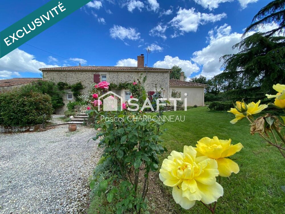 MAISON ANCIENNE EN PIERRES 3 CHAMBRES CADRE VERDOYANT GRANDE DEPENDANCE ATTENANTE 75 M²