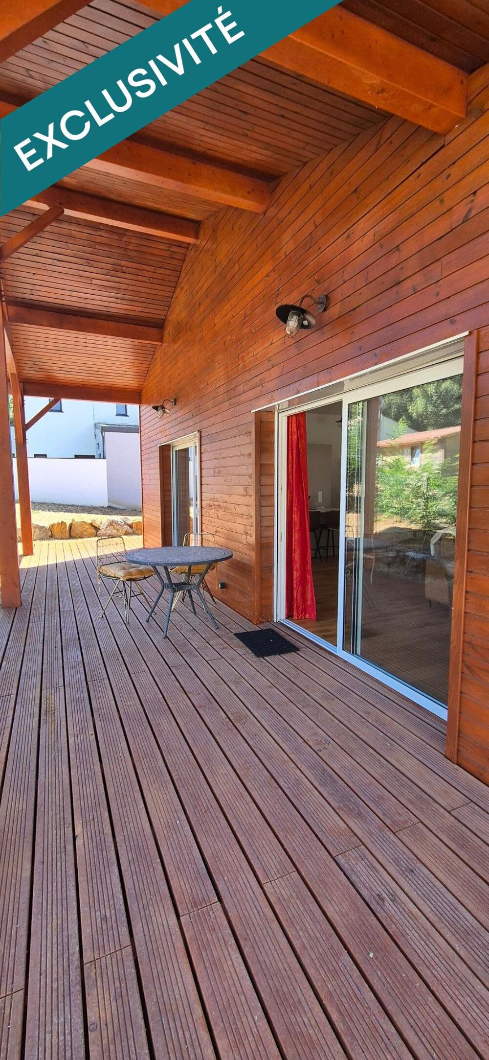 Emplacement privilégié pour cette maison neuve en ossature bois.