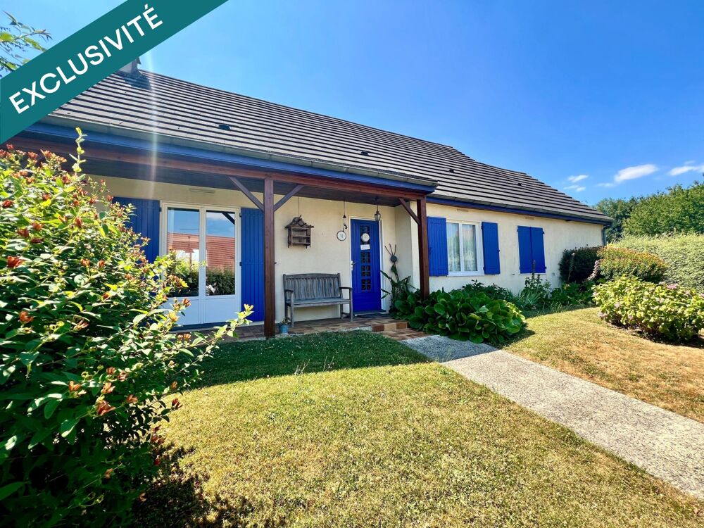 Charmante maison de plain pied, 3 chambres et son jardin clos de 550 m²
