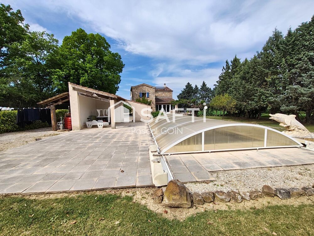Vente Maison Grand Mas lumineux aux Portes de Barjac 30430 Saint-jean-de-maruejols-et-avejan