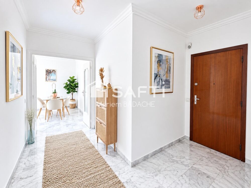 Location Appartement T3 Meublé 69m² – Vue Mer & Montagnes, Piscine, Parking & Cave – Nice Napoléon III Nice