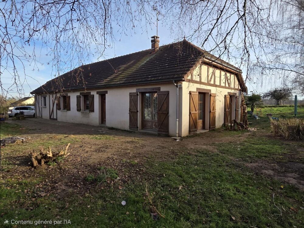 Vente Maison Maison de plain pied, trois chambres avec terrain et garage. Chessy-les-pres