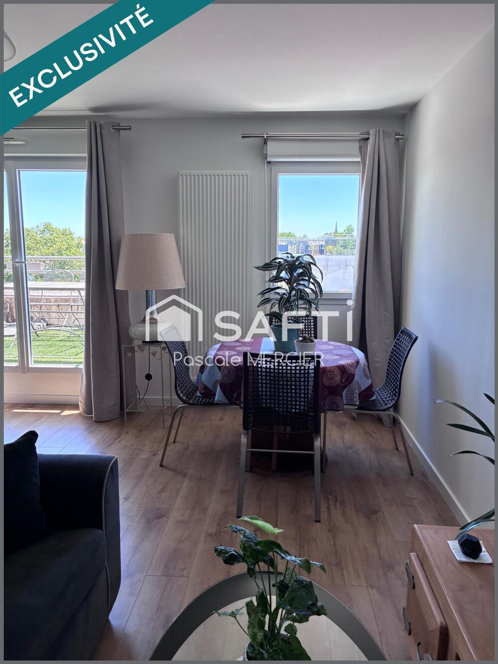 Mérignac centre: appartement terrasse avec box fermé, et place de stationnement en sous sol