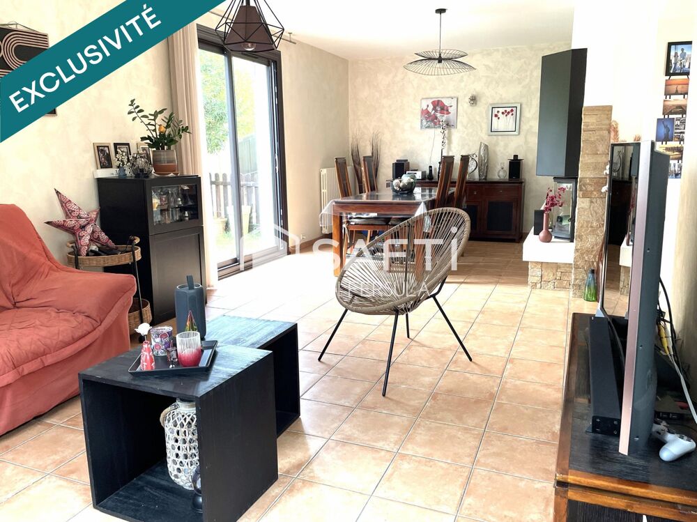 Maison T4 de plain-pied, Grande piscine