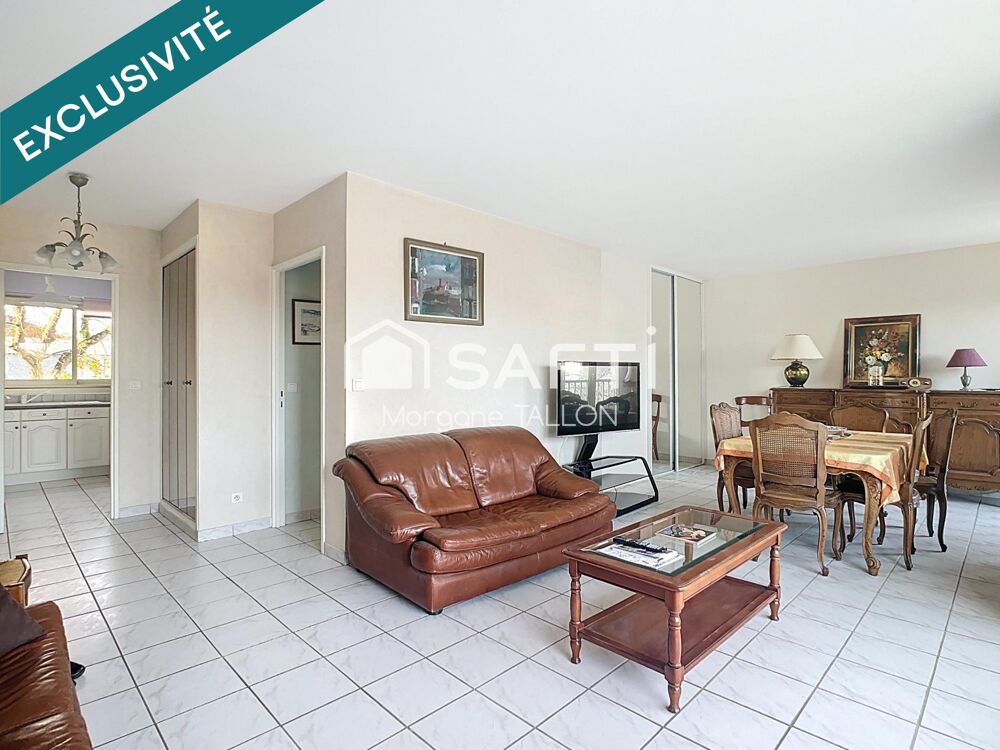 Appartement 4 pièces traversant avec box