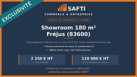 Cuisines & Bains : Showroom 183m&sup2; Axe Passant 119000 83600 Frejus