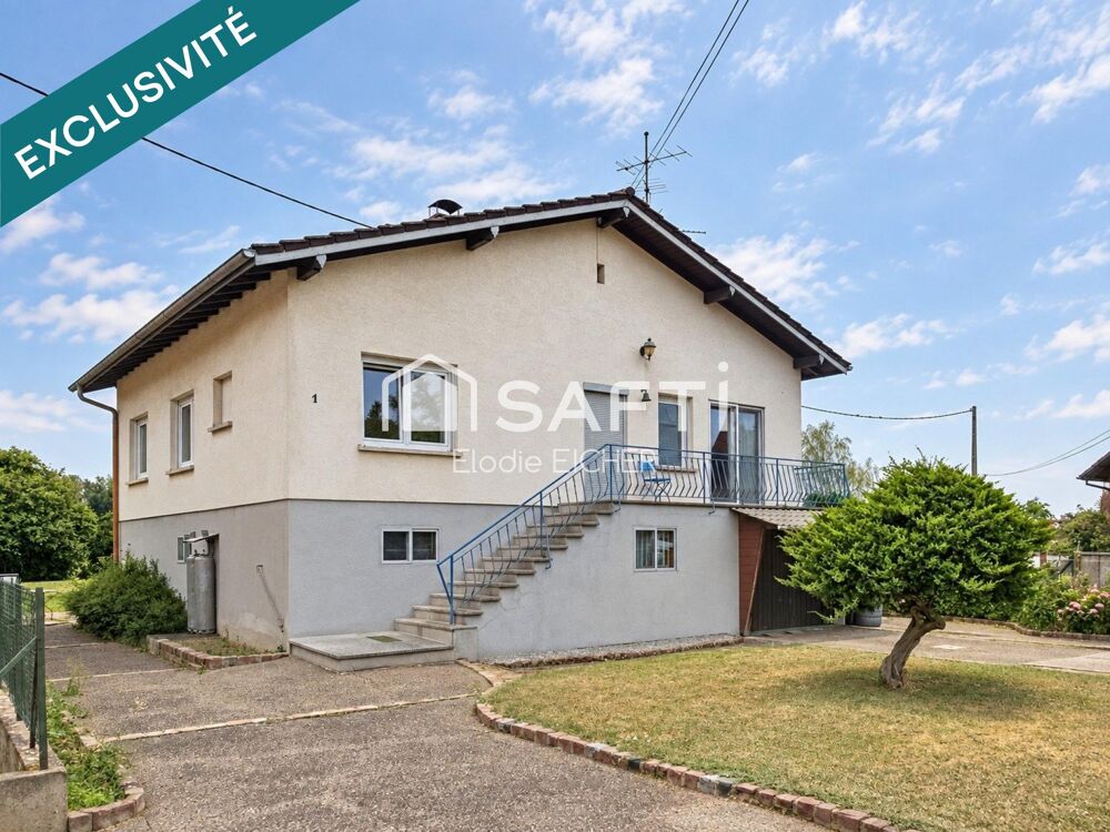 Vente Maison Maison individuelle 100m² - 3 chambres avec sous-sol complet et vue dégagée Pulversheim