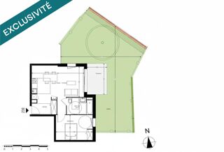  Appartement � vendre 2 pi�ces 47 m�