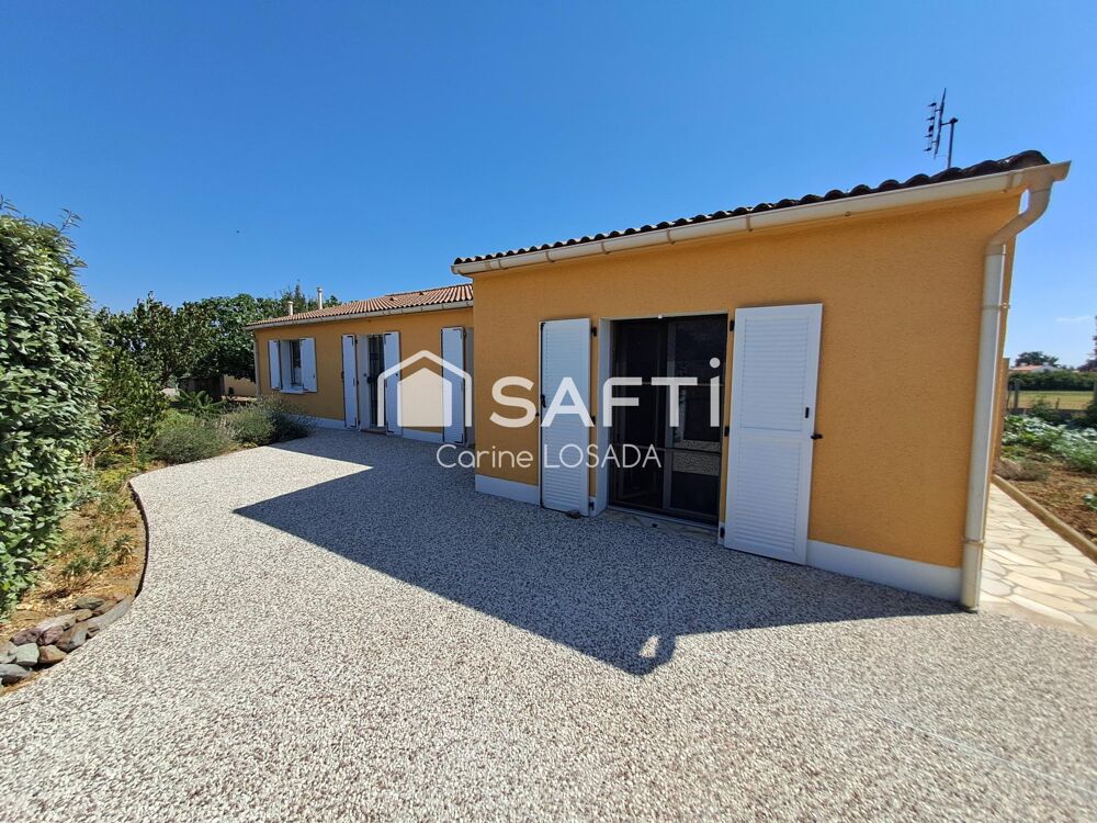 Plain-pied avec beau potentiel