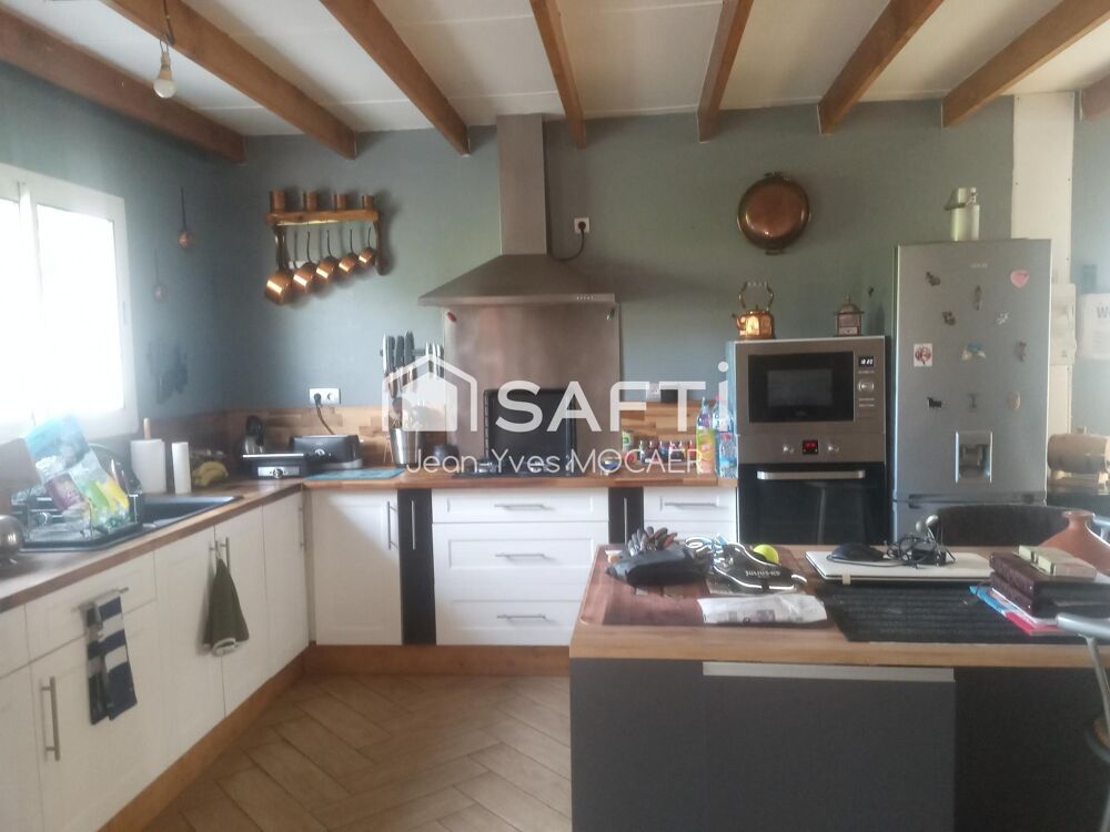 LANDELEAU (29530) ; Vie de plain pied et potentiel complémentaire en sous sol.