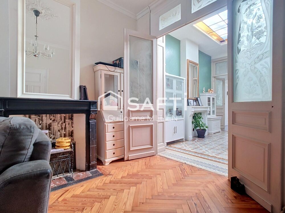 Large semi bourgeoise 4 chs jardin + dépendance