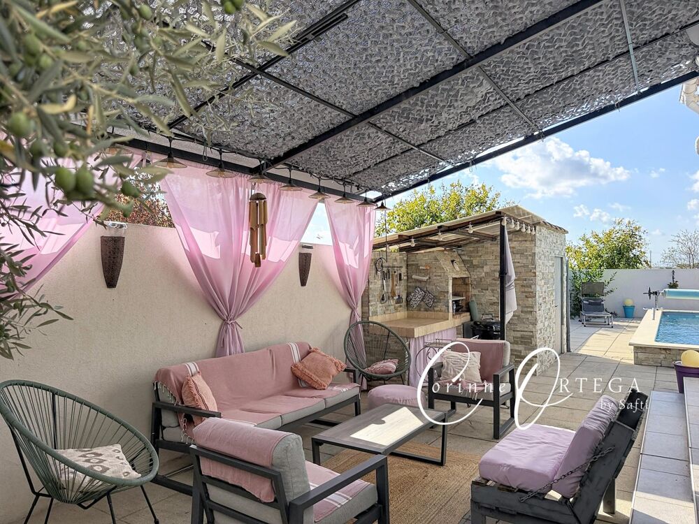 Vente Maison Villa contemporaine T5 véranda, Piscine et Garage Vauvert