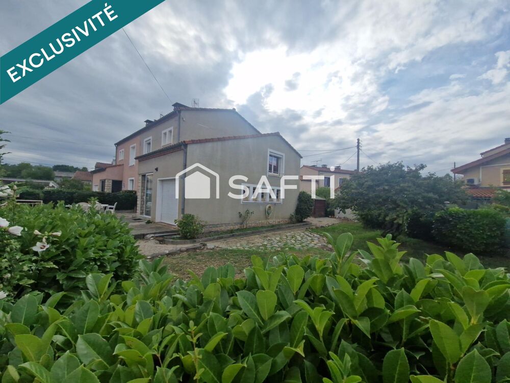 MAISON 95 m² sur un niveau, garage et jardin.